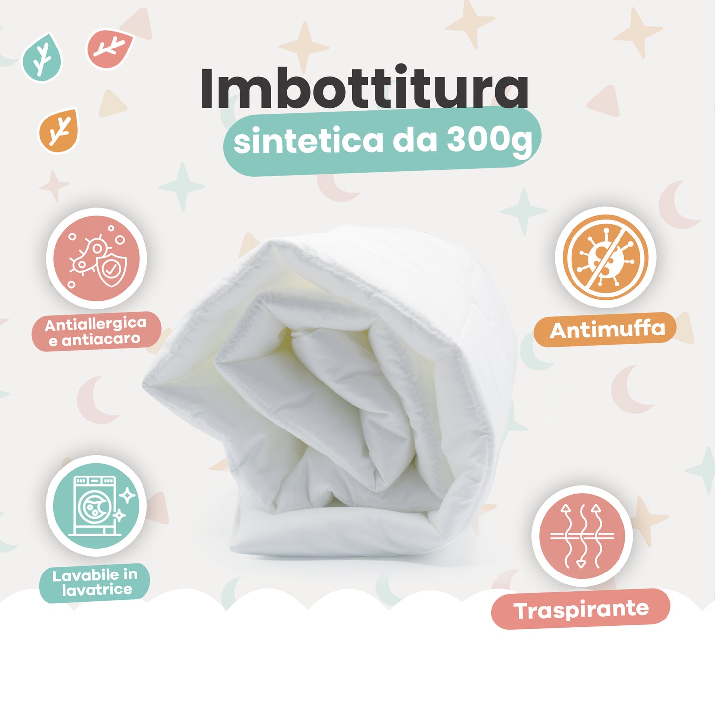 Piumino per Lettino