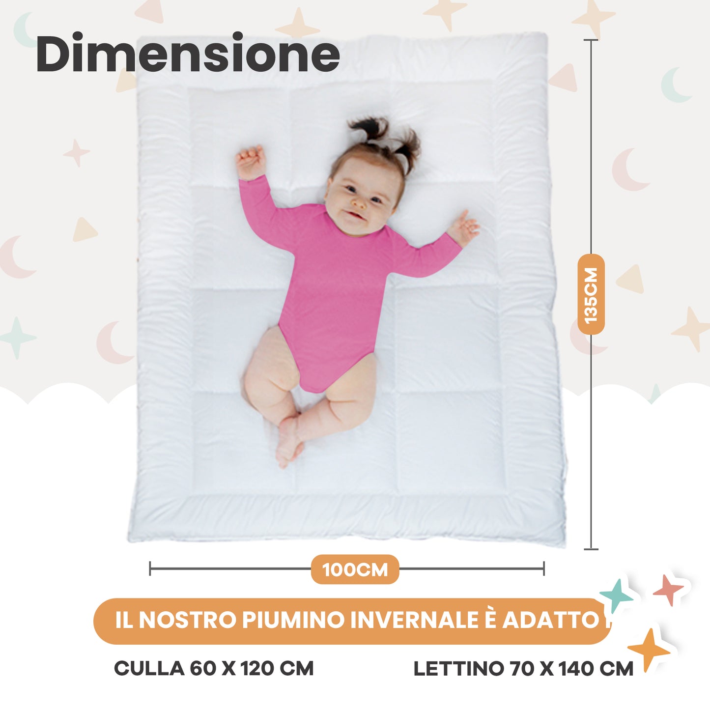 Piumino per Lettino