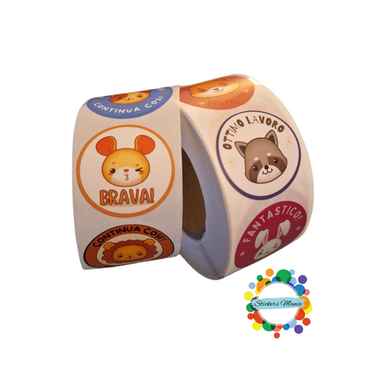 Sticker Motivazionali in italiano - Adesivi Ricompensa