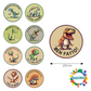 Sticker Motivazionali in italiano DINOSAURI - Adesivi Ricompensa