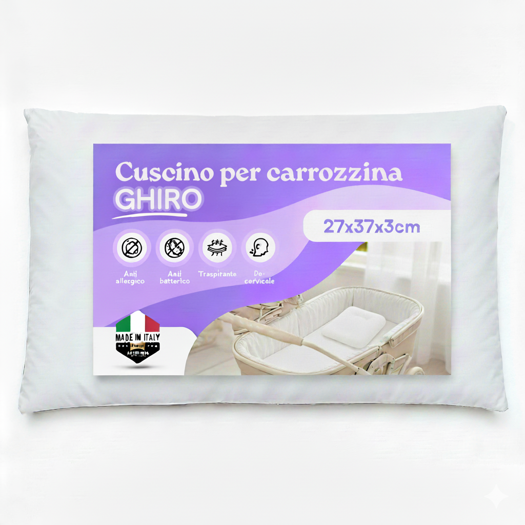 Cuscino per Carrozzina GHIRO 36x27 altezza 3cm
