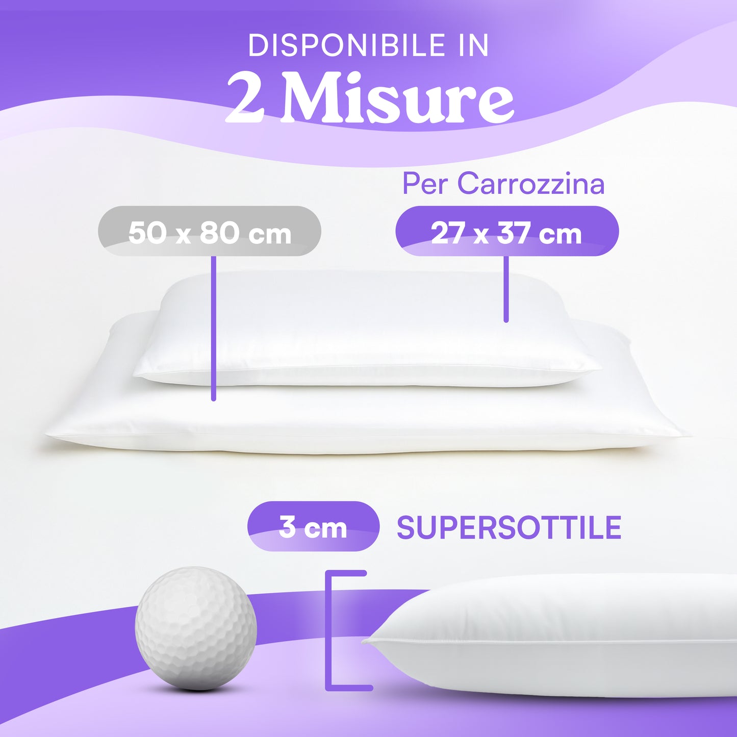 Cuscino per Carrozzina GHIRO 36x27 altezza 3cm